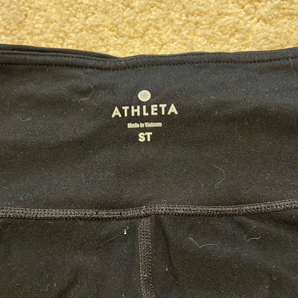 Athleta small tall leggings in black